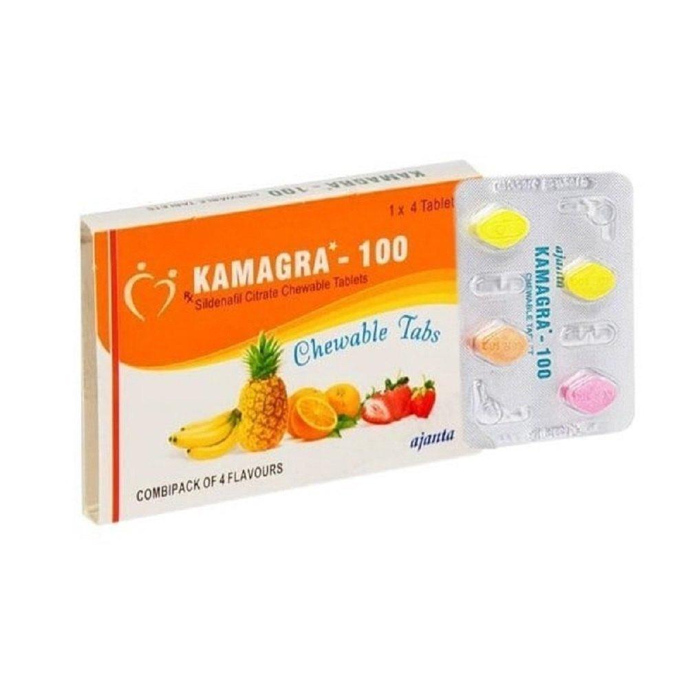 Kamagra 100mg Sildenafil Chewable Tablets - Vegapills