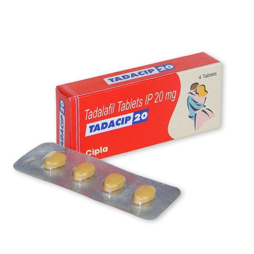 Tadacip 20 Mg(4 Tabs) - Vegapills