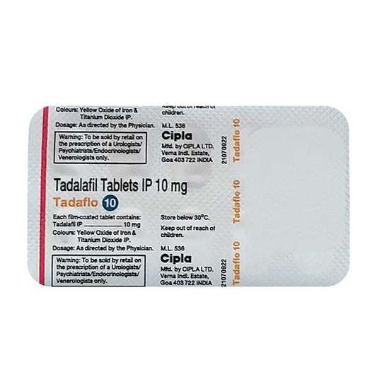 Tadaflo 10 Mg (Tadalafil) - Vegapills