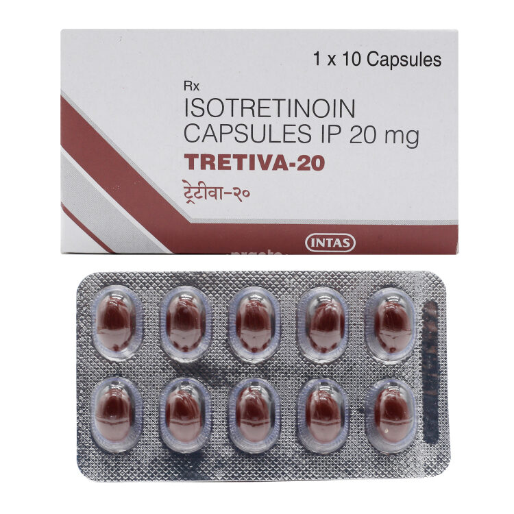 Tretiva 20 Mg Soft Capsule (Isotretinoin) - Vegapills